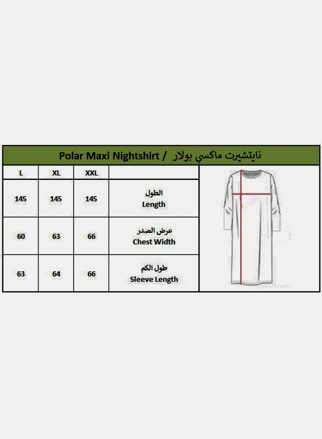 Elegant Polar Maxi Galabeya - Image 4